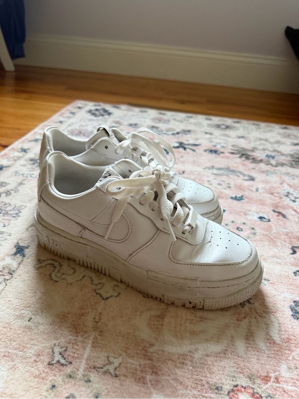 Nike AF1 Pixel triple white Sneakers
